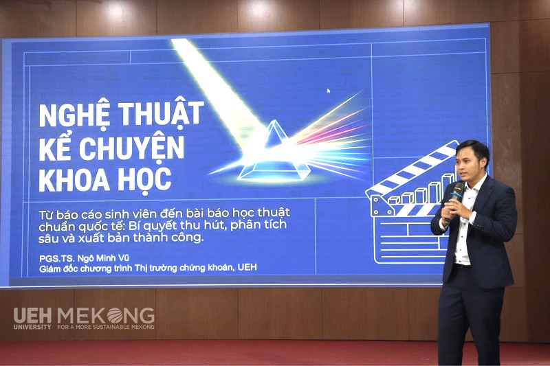 PGS.TS. Ngô Minh Vũ – đồng hành cùng sinh viên từ chuẩn mực học thuật đến kỹ năng nghiên cứu