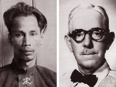 Nguyễn Ái Quốc năm 1933 và Luật sư Francis Henry Loseby