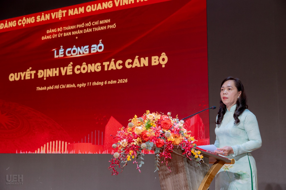 Hội nghị Đảng bộ và cán bộ chủ chốt mở rộng UEH 6 tháng đầu năm 2026, triển khai Đề án của Thủ tướng về UEH Top 150 Châu Á