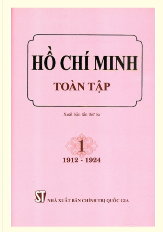 Hồ Chí Minh Toàn tập – Tập 1 (1912 – 1924)